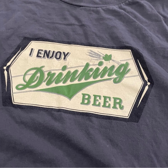 I Enjoy Drinking Beer Shirt XXL - Picture 2 of 6